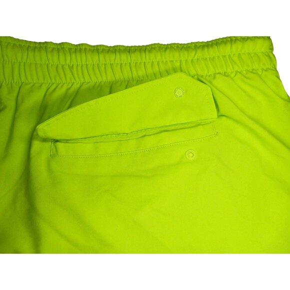 Duluth Trading Pier Genius Swim Trunks 3XL XXXL Yellow Tan Colorblock Lined - Picture 6 of 11